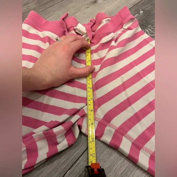 Hanna Andersson Stripe Pink PJ pants Size Small 100% Cotton - Picture 5 of 6